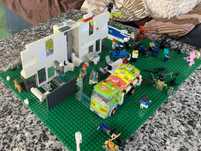 Zestaw lego z śmieciarką