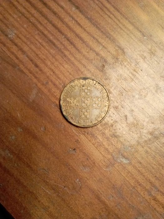 Moedas 50 centavos bronze Escudo português