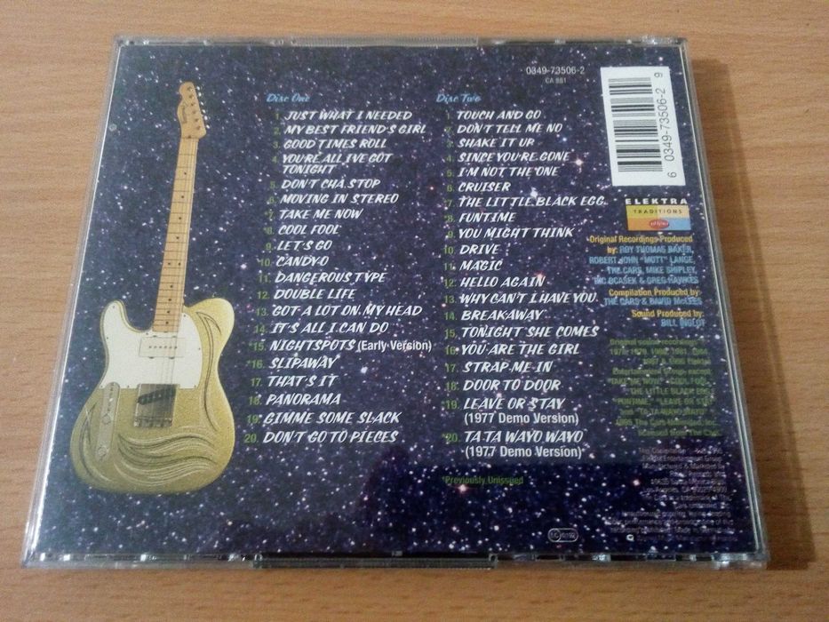 ( Reservado. ).  THE CARS - Just What I Needed Anthology 2xCD