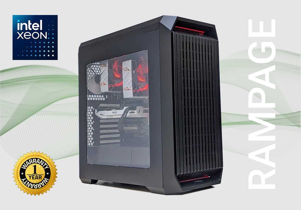 РОБОЧА СТАНЦІЯ / 20-40 ядер / 64 GB / 2x Intel Xeon 2660v2 / GTX 1060