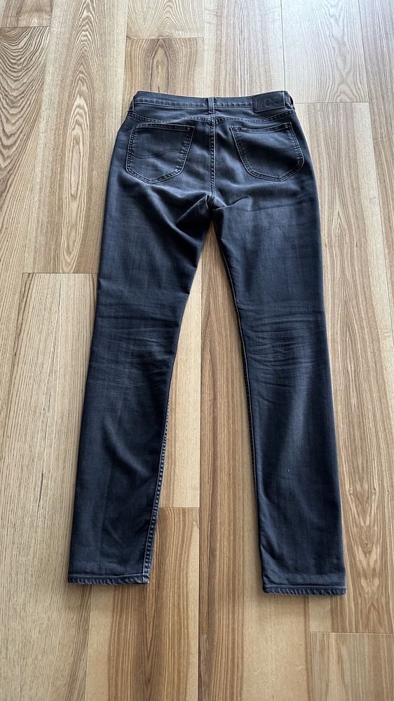 Jeans LEE Rider 32/36 Meskie - czarne/szare