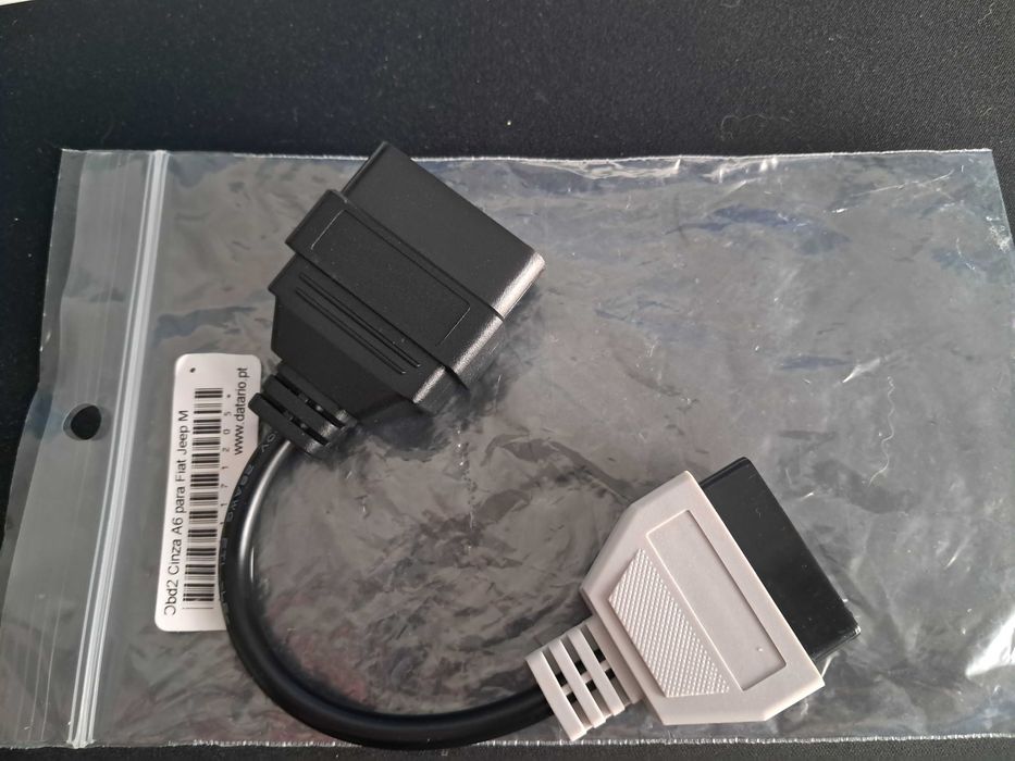 Cabo Ataptador compatível Obd2 para Fiat Cinza A6 Multiecuscan