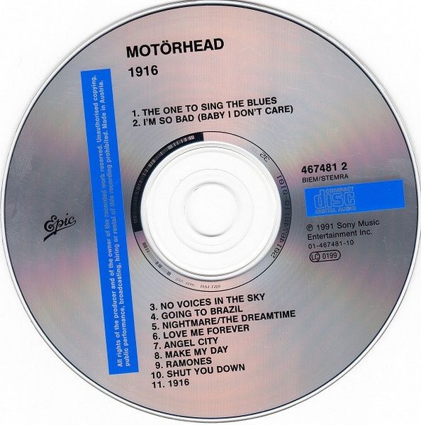 Motörhead - 1916/March Ör Die (Box2xCD)(nowa, folia)(Hard Rock)