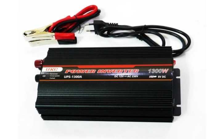 АКЦИЯ! Преобразователь тока 12V-220V 1300W c подзарядкой. Инвертор.