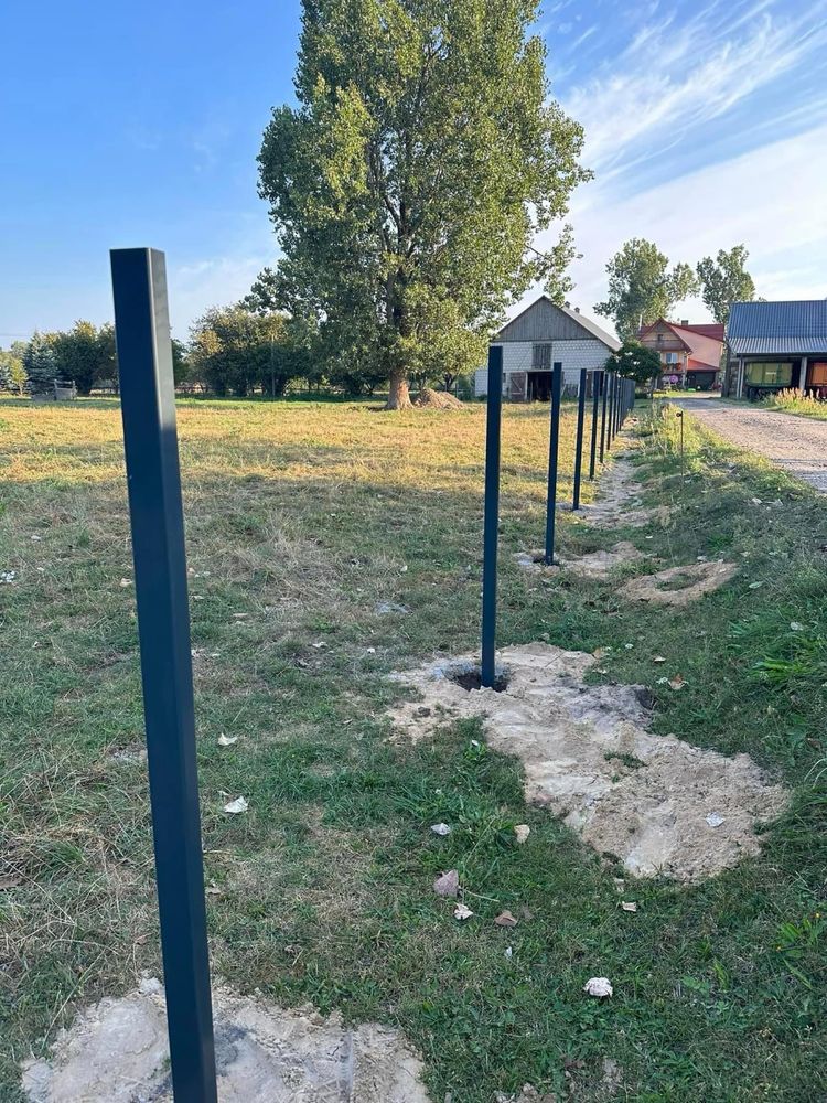 Słupki ocynkowane + malowane proszkowo 60x40 60x60 80x80 100x100 TANIO
