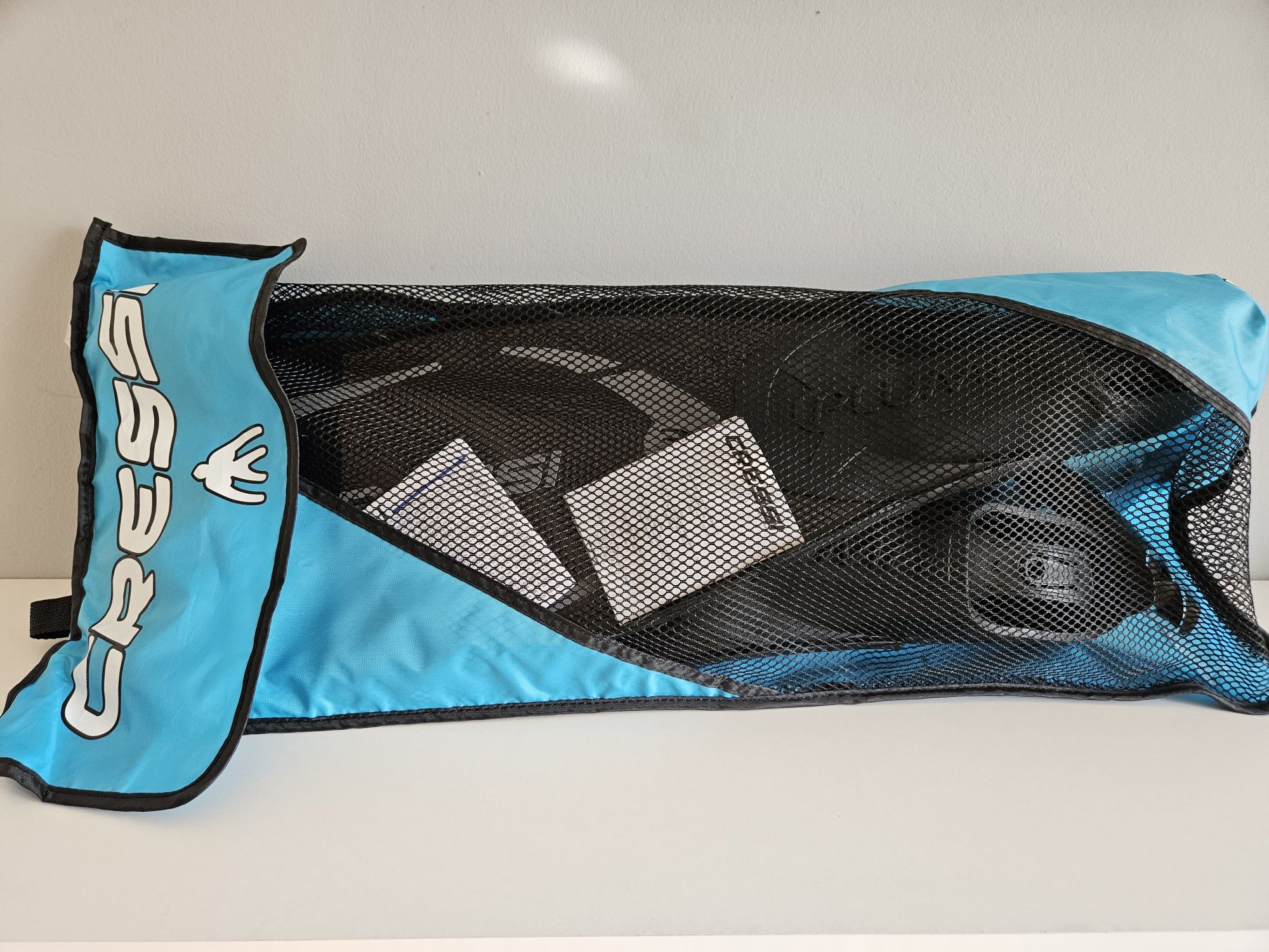 Zestaw nurkowy ABC - CRESSI PLUMA BAG (płetwy + maska + fajka) - 43-44