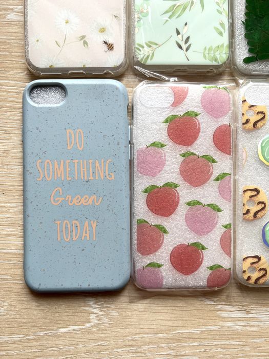 Case etui iPhone 6 6s 7 8 silikonowe dla dzieci dziecka w kwiatki