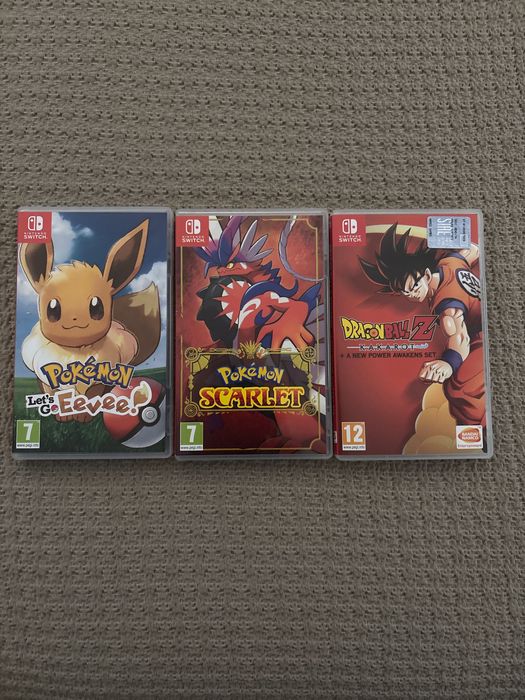 Vendo jogos Pokémon e Dragon Ball para Switch