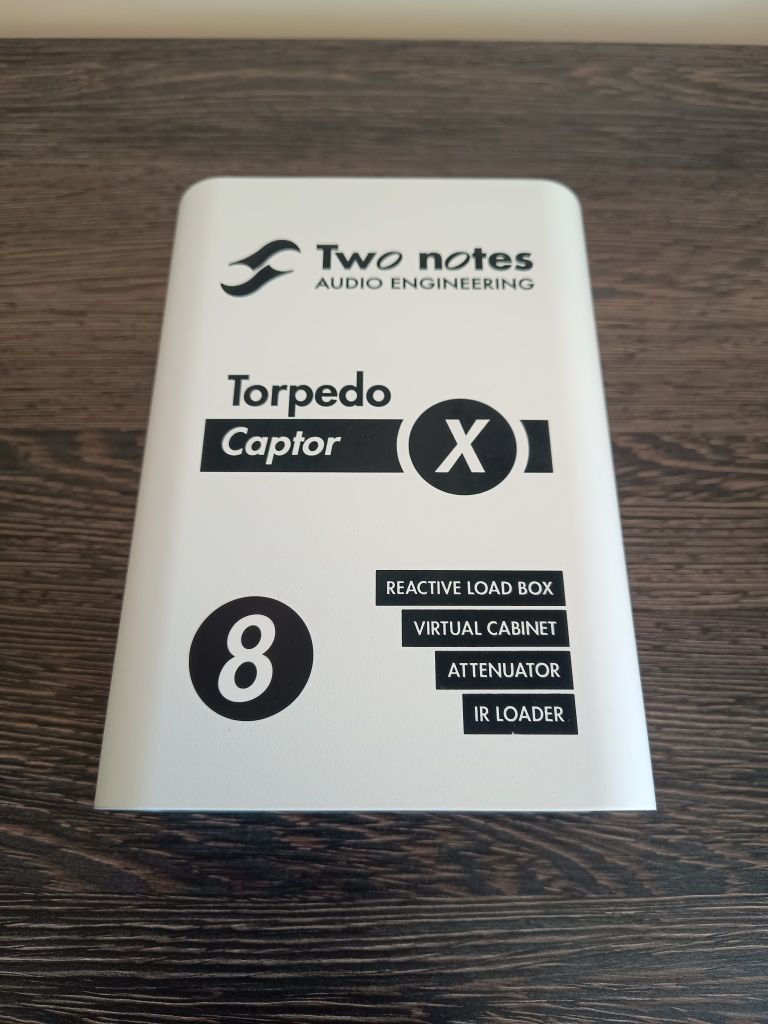 Two notes torpedo captor X 8ohm reactive load box