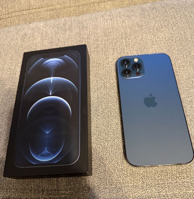 iPhone 12 Pro Max Pacific Blue idealny