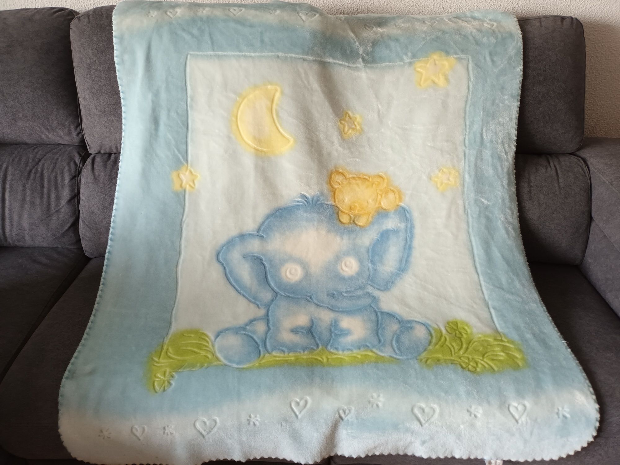 Cobertor bebé como novo, 110cm × 140cm