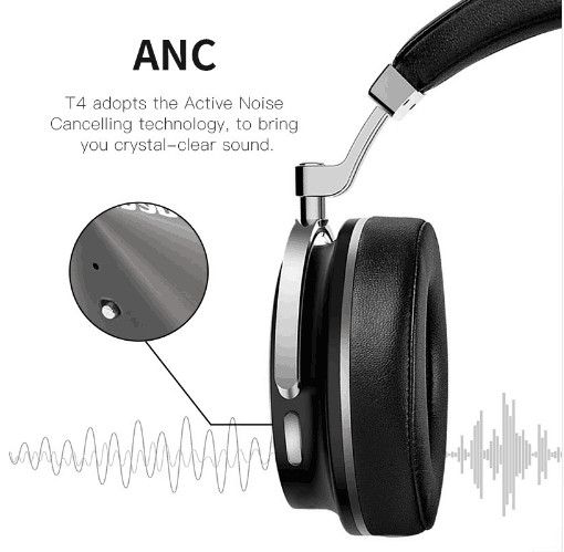 Original Bluedio T4 Turbine Headphone Bluetooth 4.2 fones de ouvido