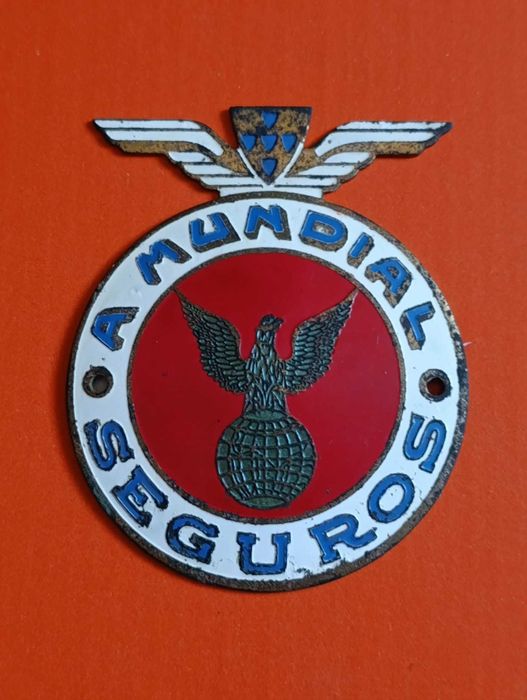 Mundial Seguros Placa Esmaltada