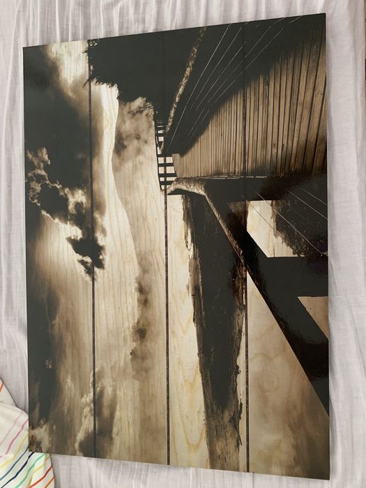 Quadro paisagem como novo