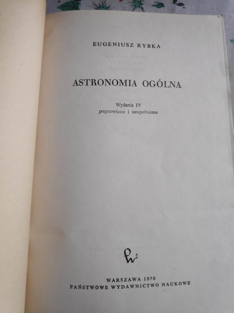 Astronomia ogólna Eugeniusz Rybka
