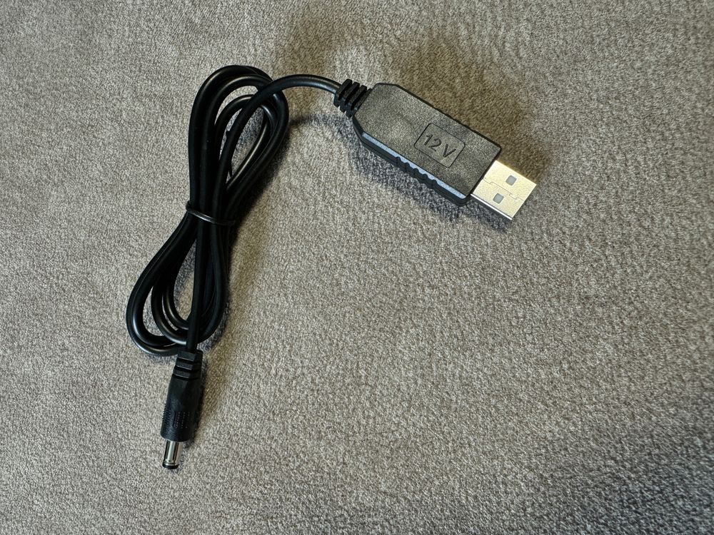 Новый usb ds 12v кабель для роутера ,зарядка юсб,блок питания,шнур