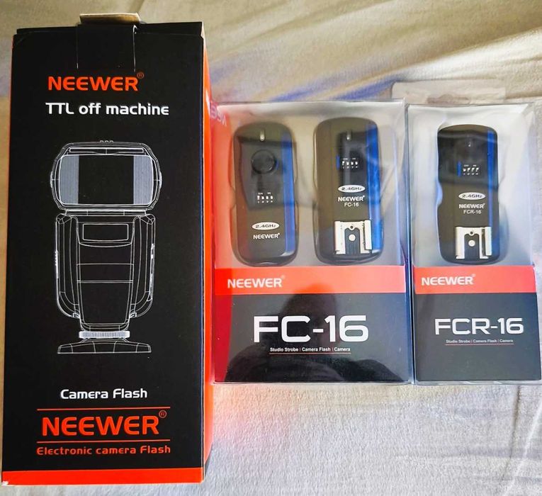 Flash Neewer NW-562N TTL para Nikon+FCR-16+FC-16