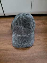 Nowa czapeczka z daszkiem srebna Reserved damska 56