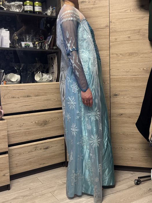 Жіночий новорічний костюм, сукня Фрозен, Ельза, M-L