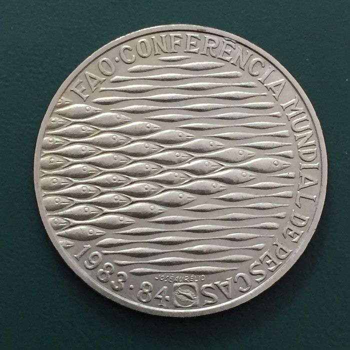 250 Escudos 1984,  FAO-Conferência Mundial de Pescas