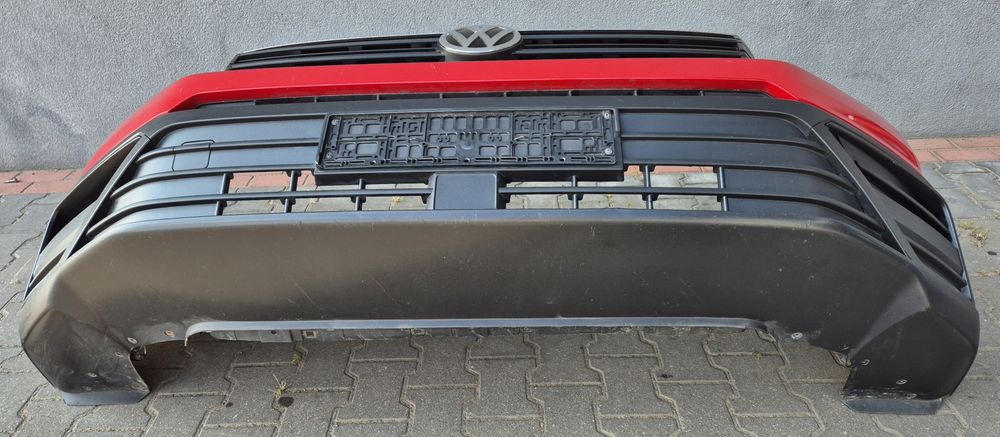 Zderzak przód, przedni, czerwony VW CRAFTER II 2, nr 7C08, POLECAM!