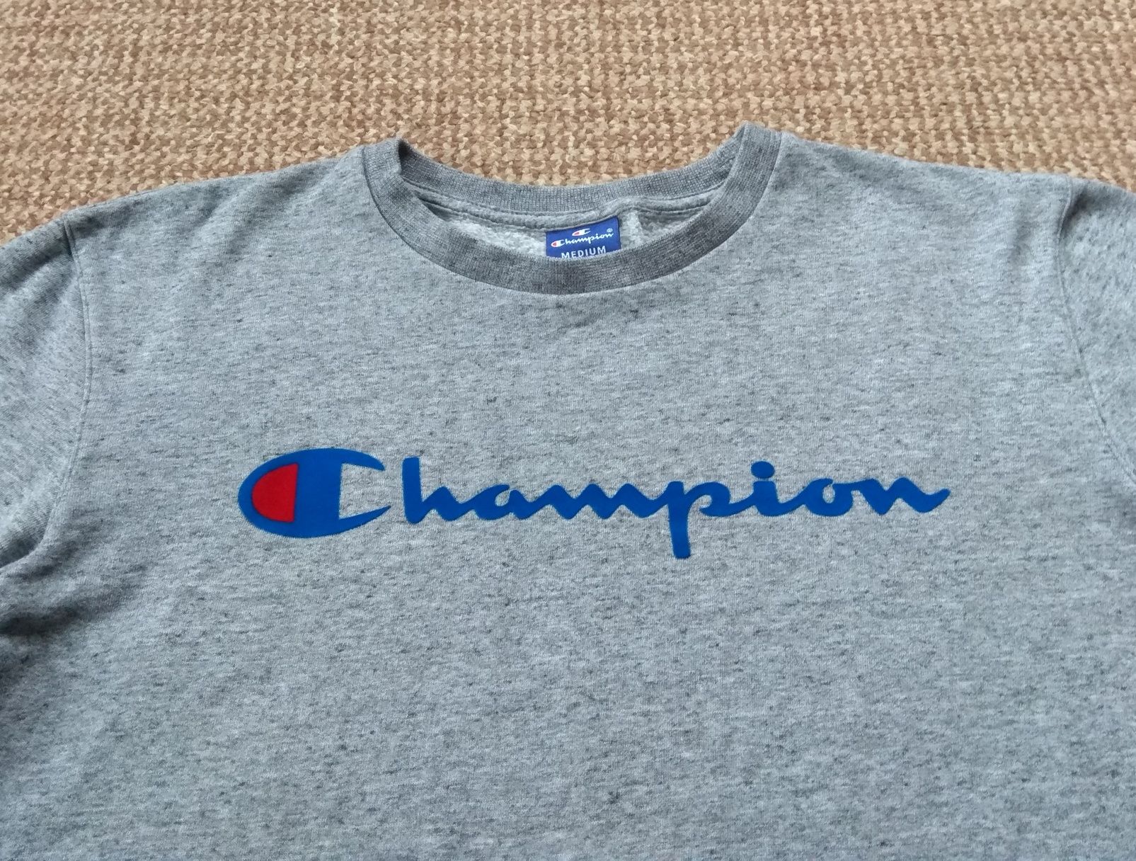 CHAMPION свитшот кофта big logo оригинал M