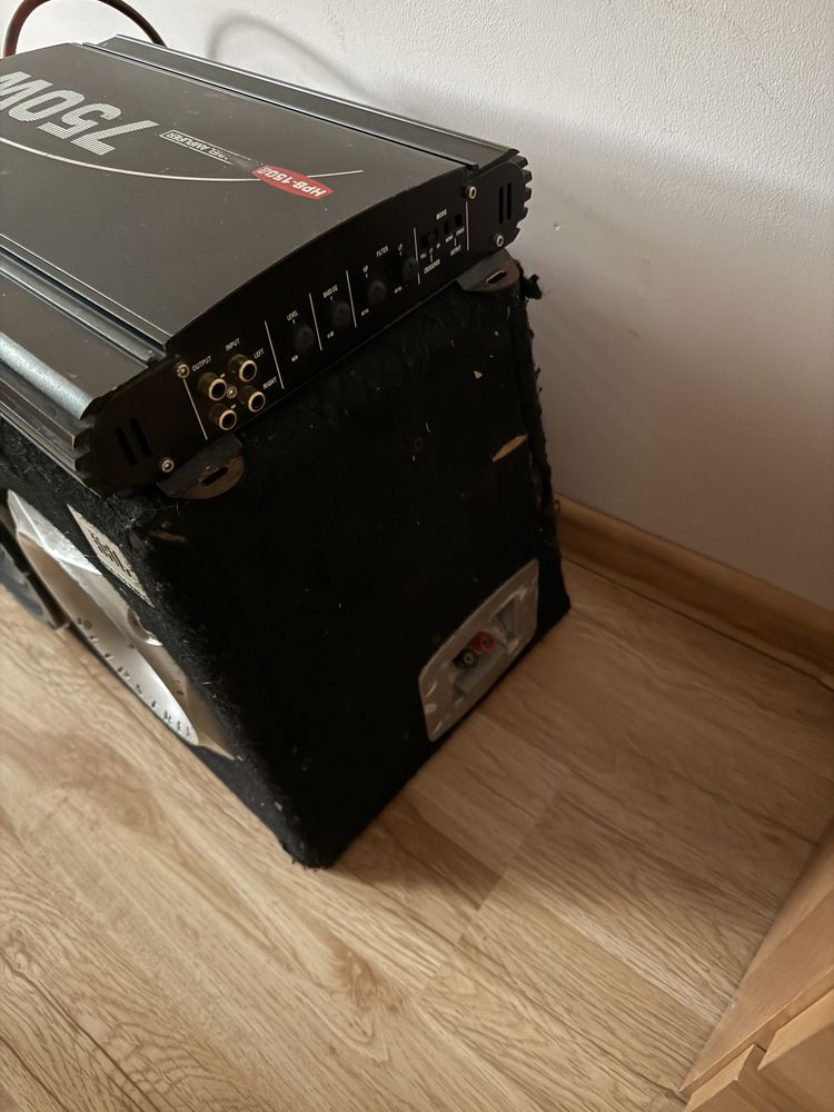 Zestaw subwoofer JBL GTO1214 + wzmacniacz Carpower 750W HPB-1502