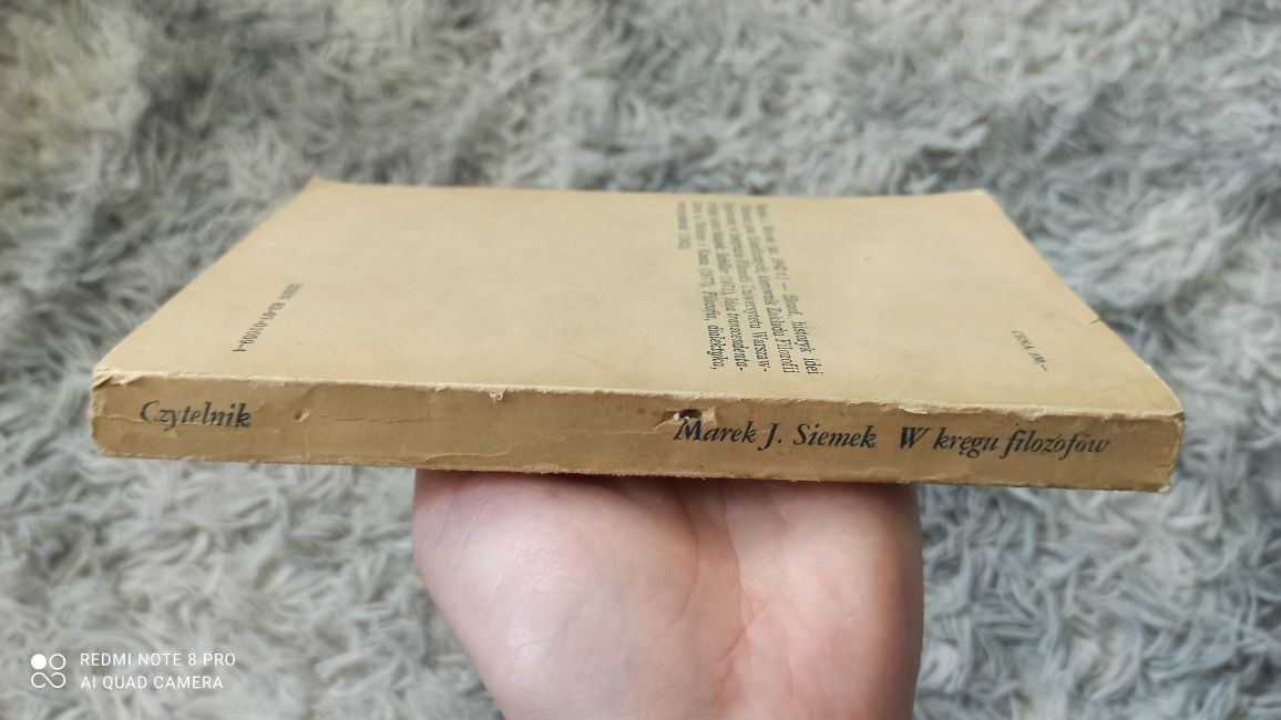 Książka W kręgu filozofów - Marek J. Siemek