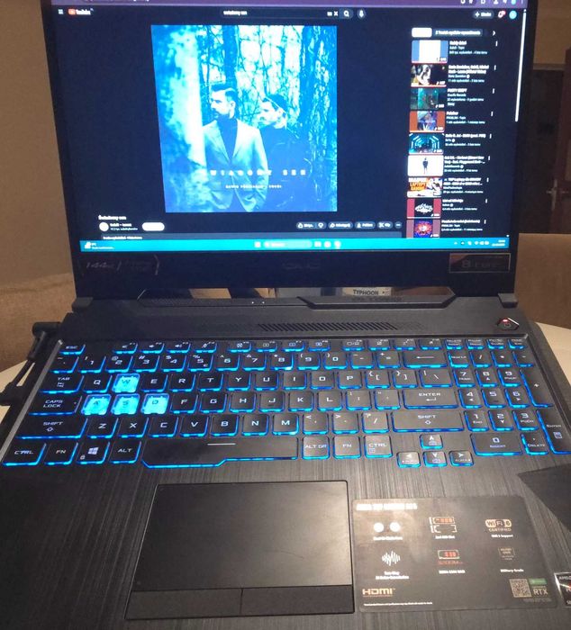 Laptop Gamingowy Asus Tuf Gaming A15 Ryzen 7 5600H 144HZ RTX 3060