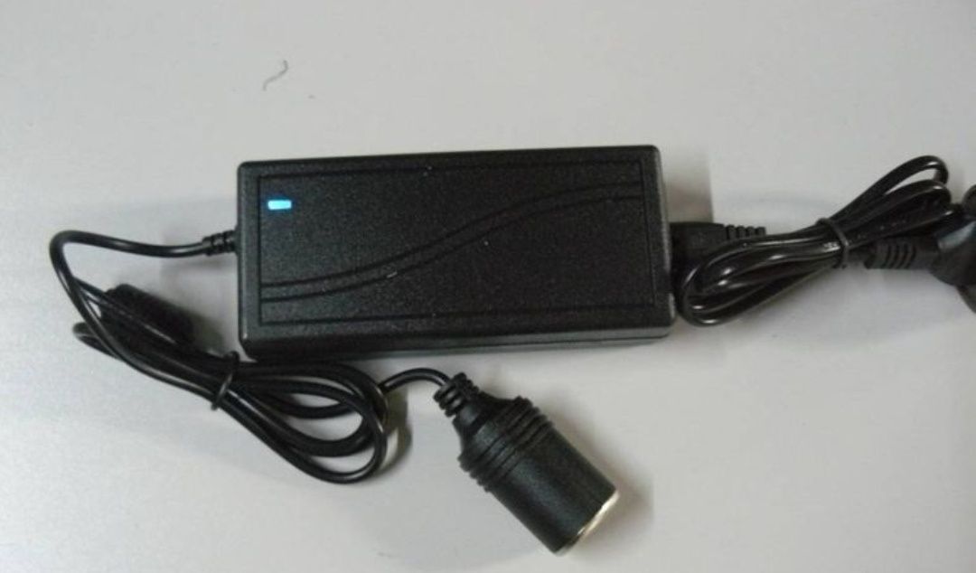 Zasilacz sieciowy DC 110V 220V do 12V 5A Przetwornica zapalniczki samo