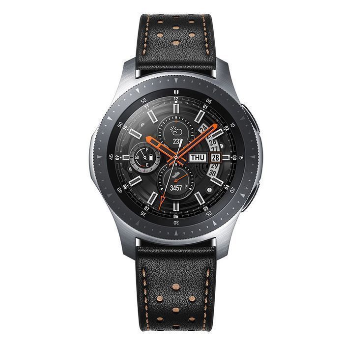 Tech-Protect Leather Samsung Galaxy Watch 42Mm Black