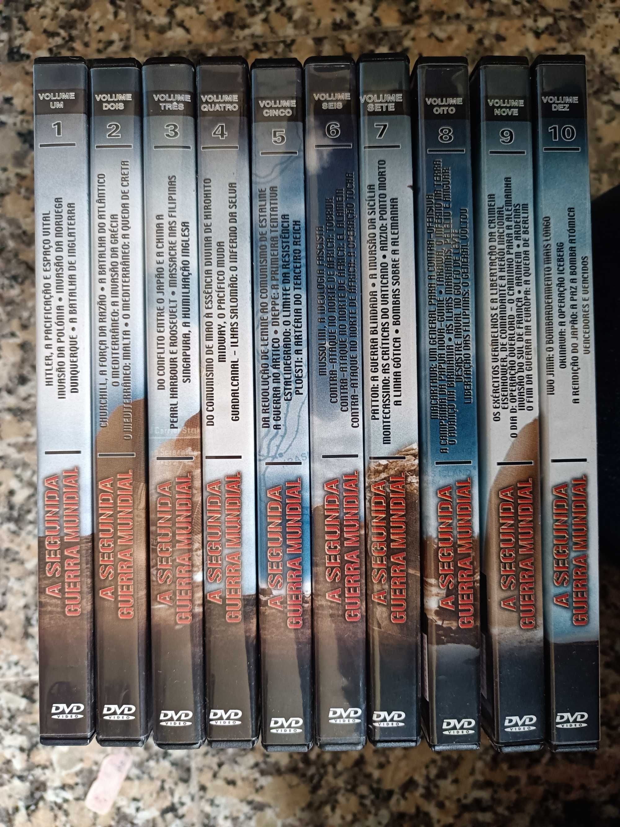 Coleção a Segunda Guerra Mundial - 10 DVDs