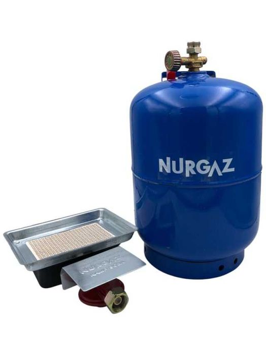 Газовий балон 12л  з пальником купити + конфорка для тепла та обігріву