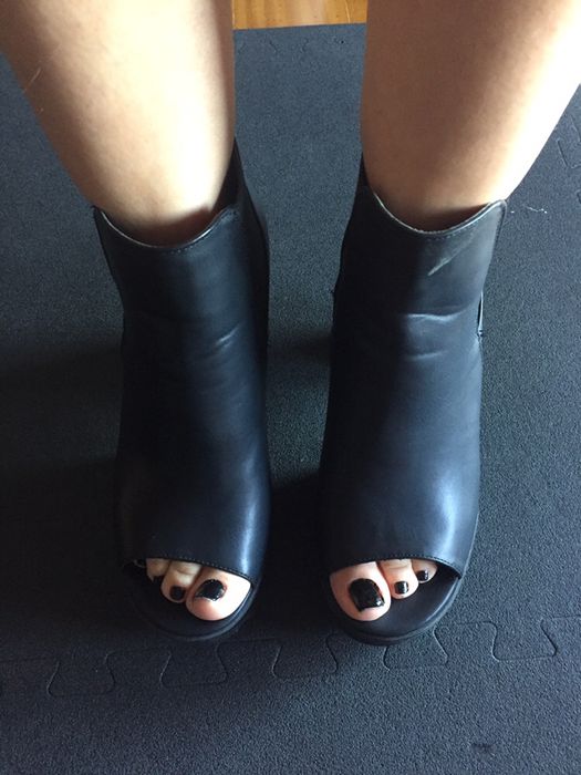 Botins pretos - tam 38 - novas