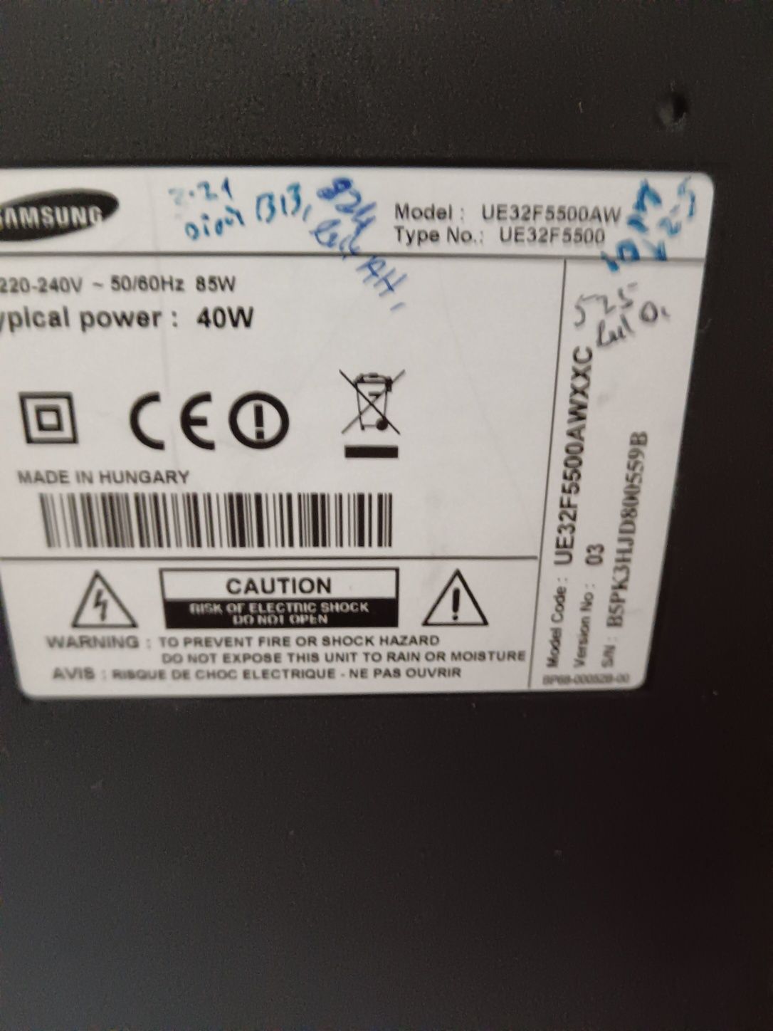 TV Samsung de 32 pulgadas