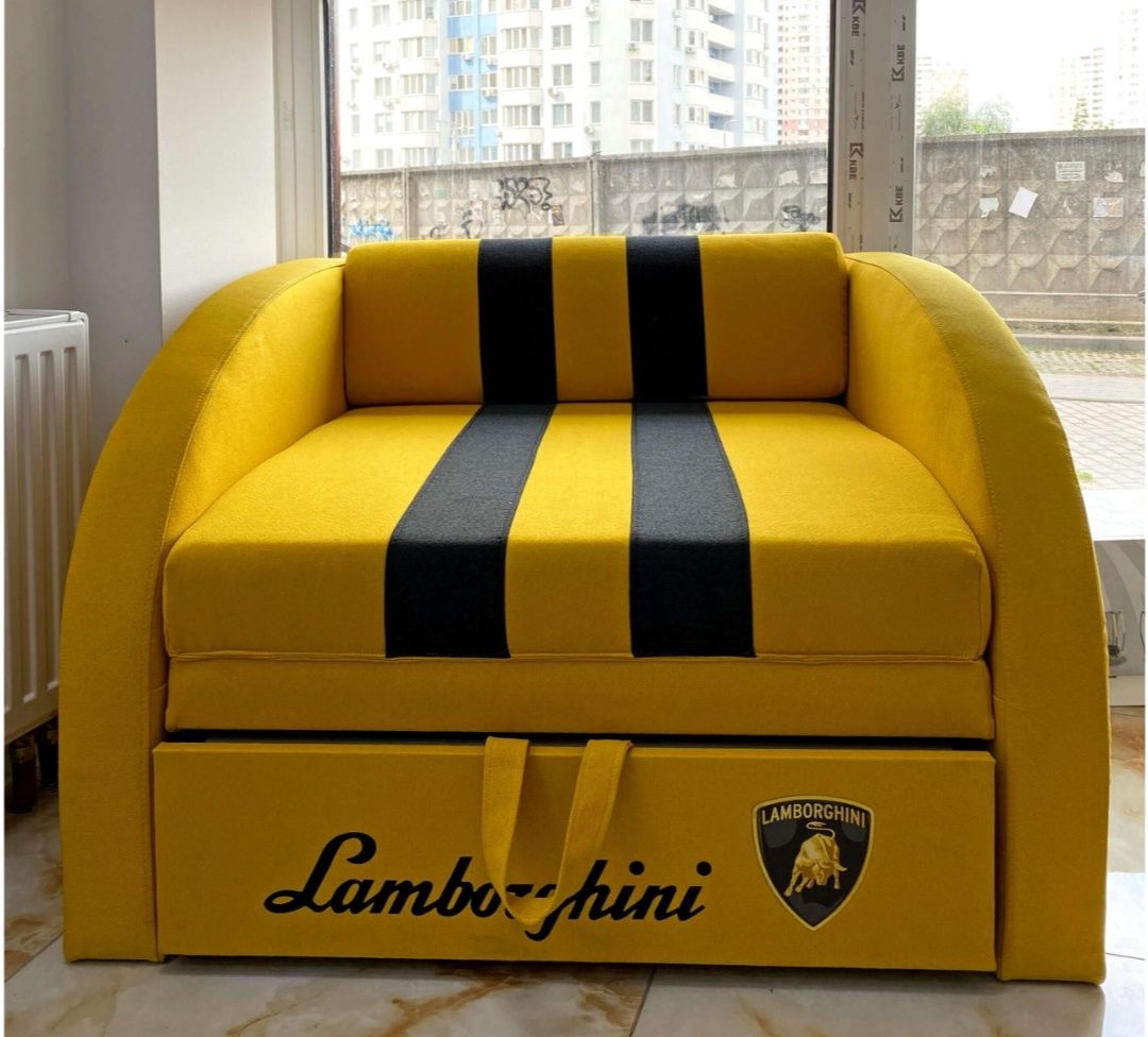 Продам, Розкладне крісло-ліжко Смарт жовтий із ящиком