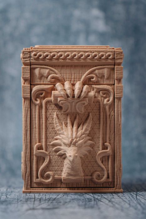 Deck Box Smoczy Skarbiec - Smok i Drewno w jednym! DnD R