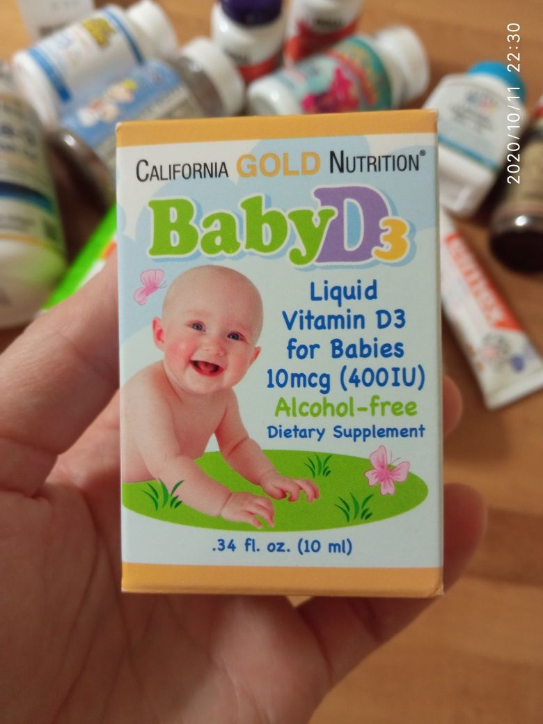 Вітамін Д3 для діток