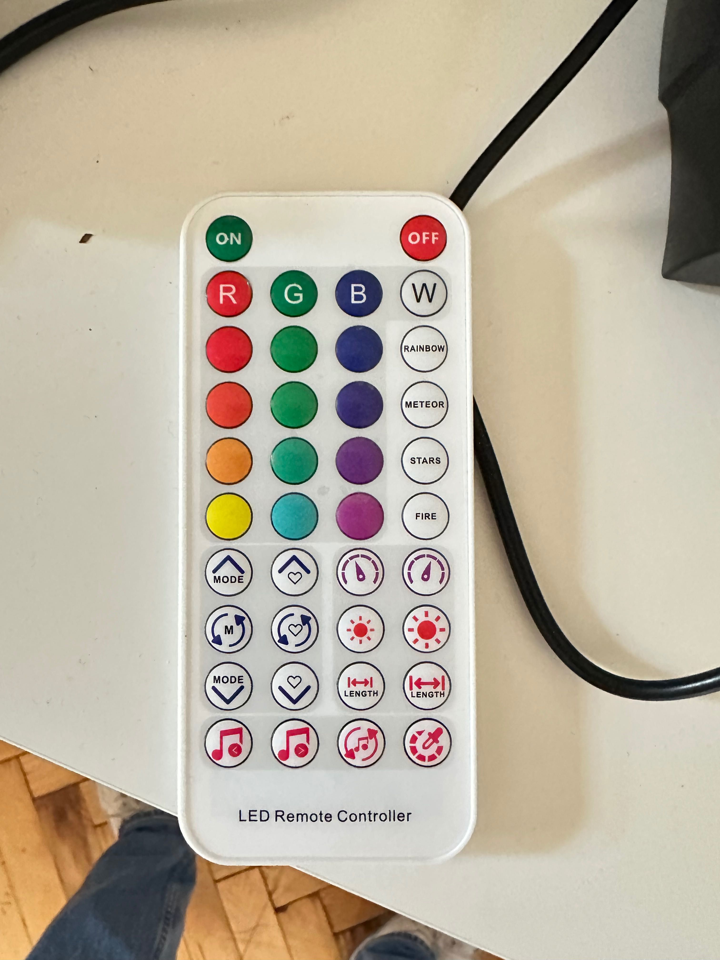 Розумна напольна кутова RGB лампа