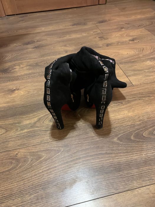 Ботфорди на каблуках