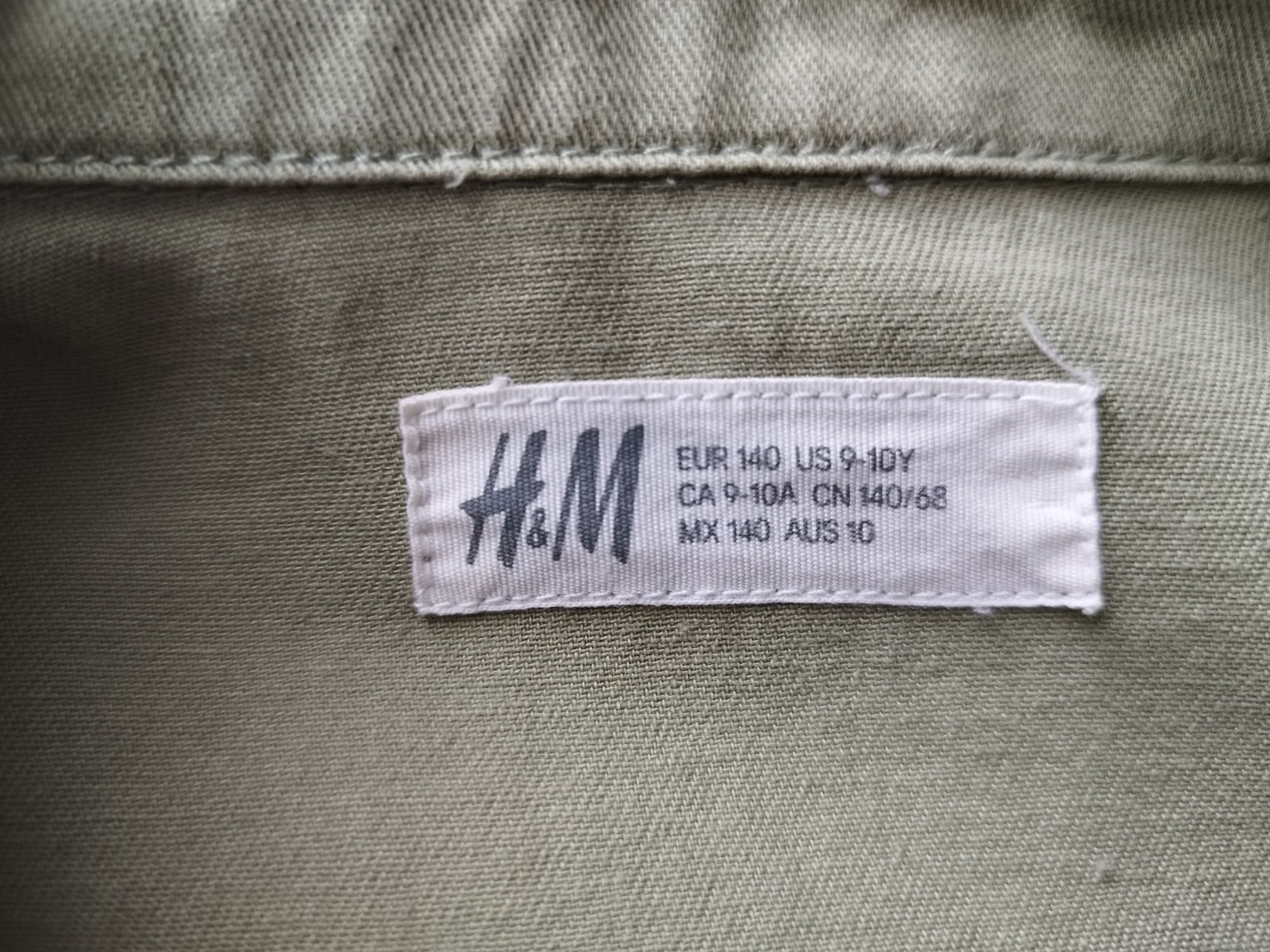 Koszula khaki H&M r.140