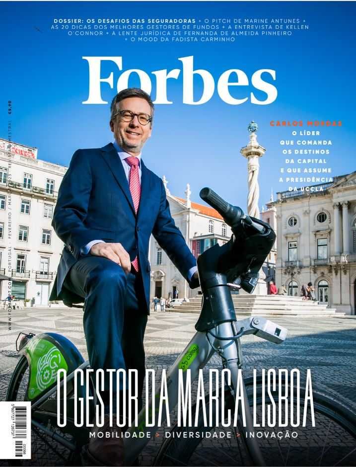 FORBES  Fev/Mar 2023 Moedas - O gestor da Marca Lisboa + Top Employers