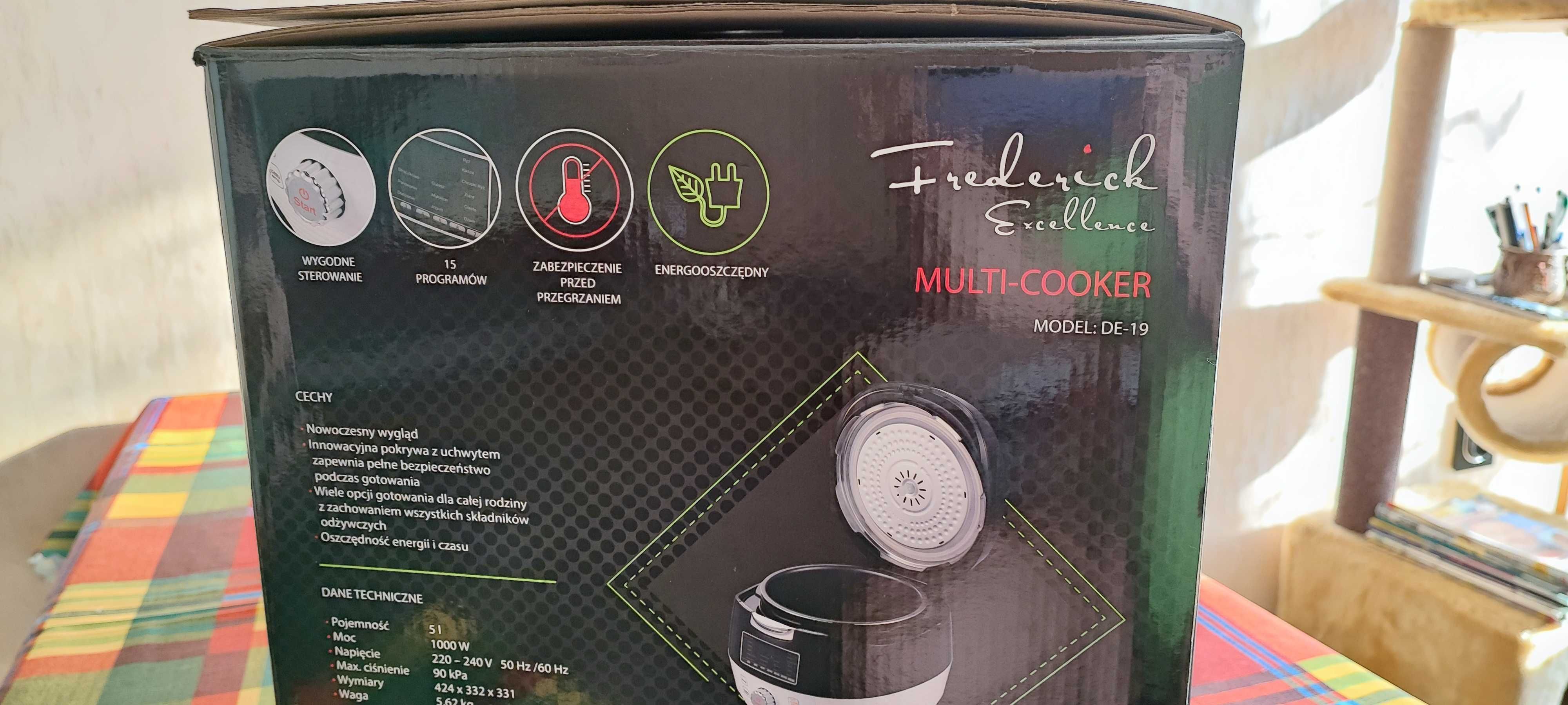 MULTI-COOKER Frederick Excellence DE-19. Nowy.