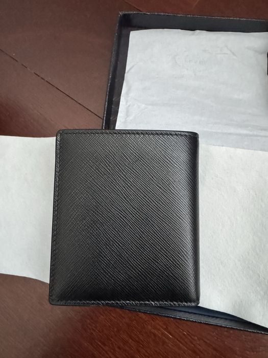 Carteira Prada Homem Preto/Azul