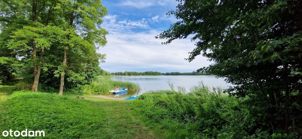 Działka budowlana nad jeziorem, Natura 2000, las, media przy działce!
