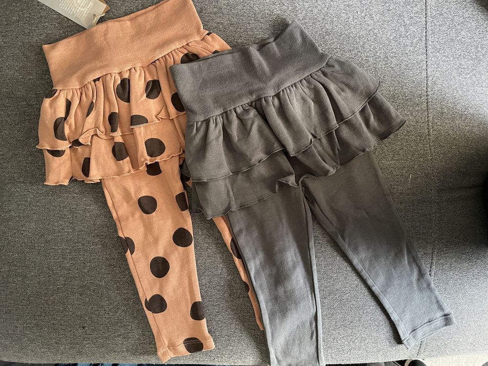 Legginsy getry z falbankami NOWE z metką r.80 Smyk