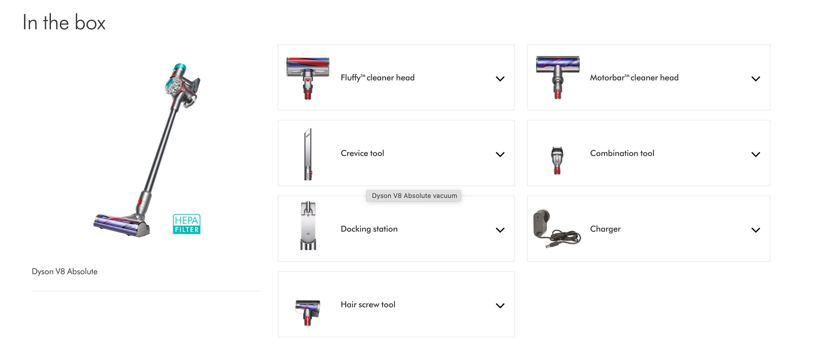 Ручний пилосос Dyson V8 Absolute SV25 Silver/Nikel