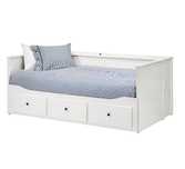 Łóżko Ikea Hemnes rozsuwane leżanka plus pojemnik na materac