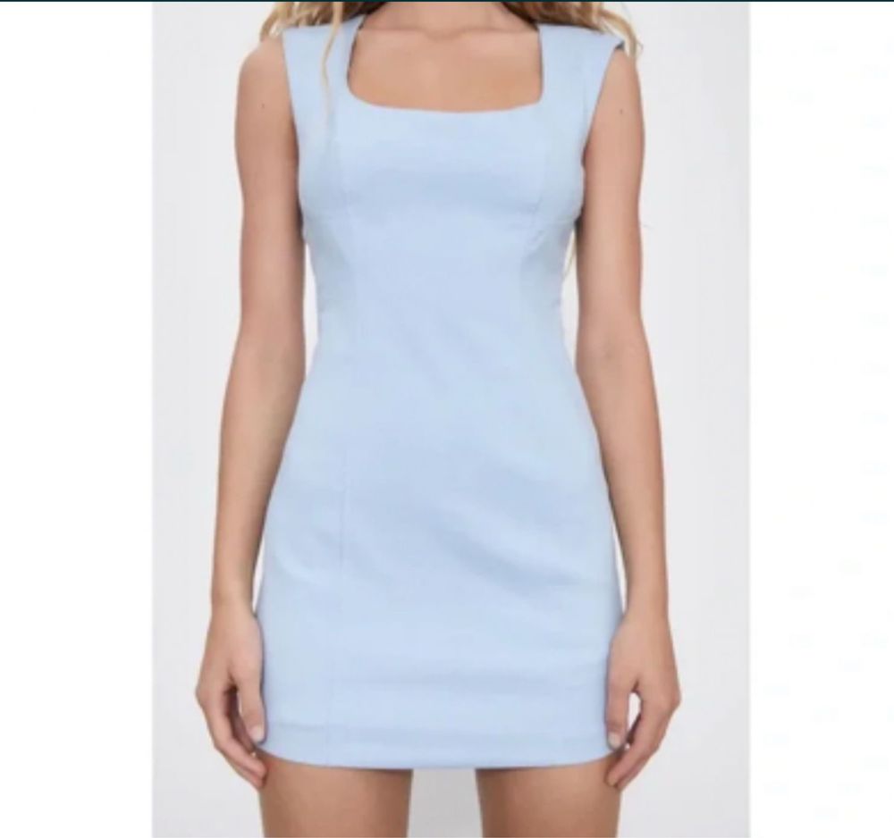 ZARA niebieska mini sukienka rozmiar S (ale i na XXS-XS) NOWE