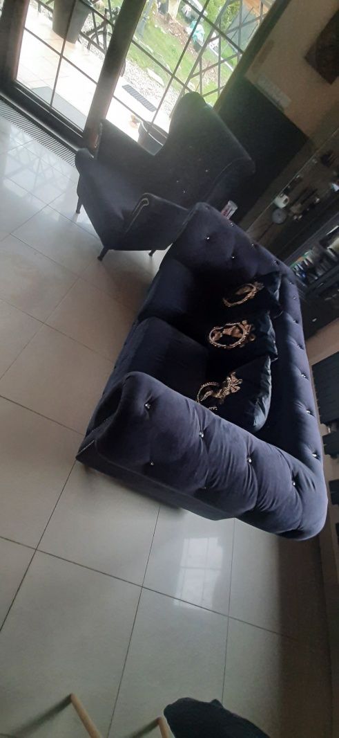 Sofa + fotel uszak